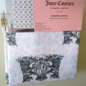 Juicy Couture | Bath | Juicy Couture Crown Scotties Dog Pink Shower ...